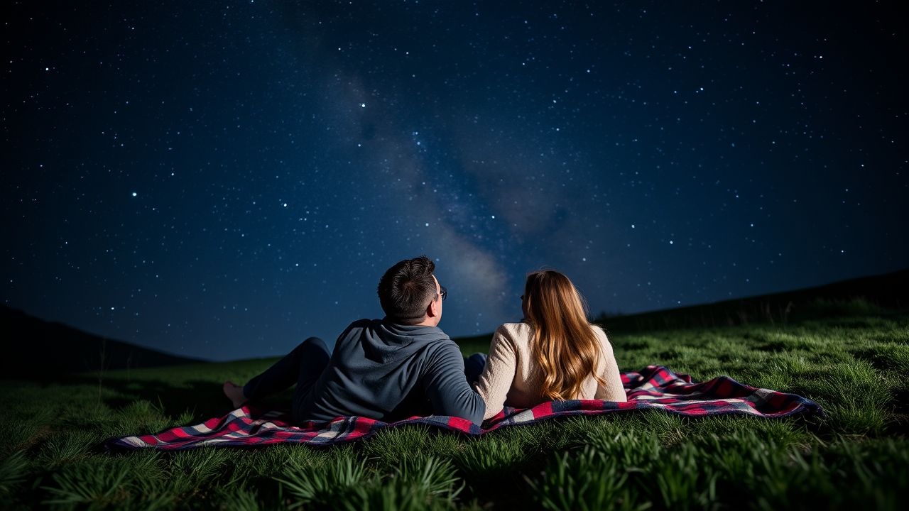 Things to do near me this weekend for couples – stargazing picnic